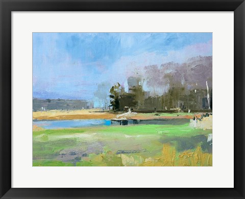 Framed Odiorne Point Tree Line II Print