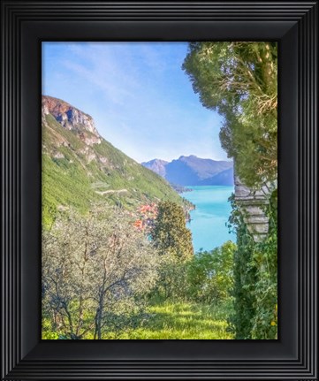 Framed Lago di Como View No. 1 Print