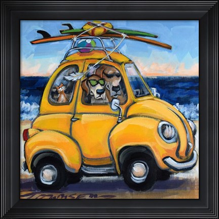 Framed Beachy Keen Print