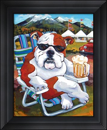 Framed Bully For Beer Fest Print