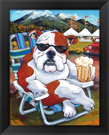 Framed Bully For Beer Fest Print