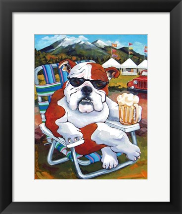 Framed Bully For Beer Fest Print