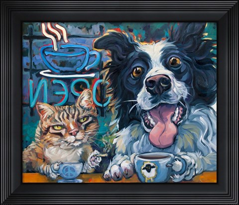Framed Dude Chill 2 Print