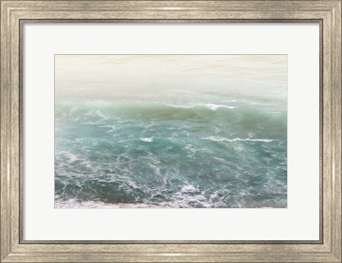 Framed White Oceans 4 Print