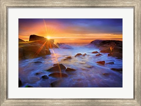 Framed Biddeford Sunrise Print