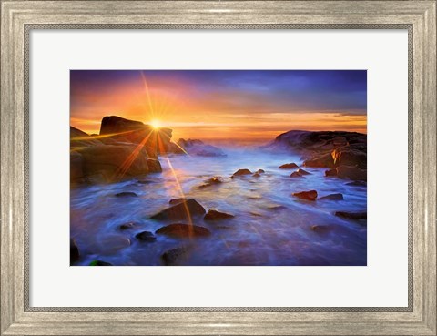 Framed Biddeford Sunrise Print