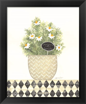 Framed Chamomile Humility Print