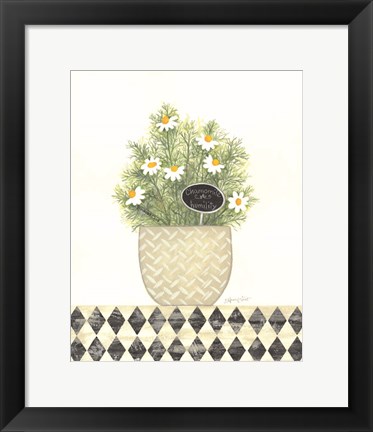 Framed Chamomile Humility Print