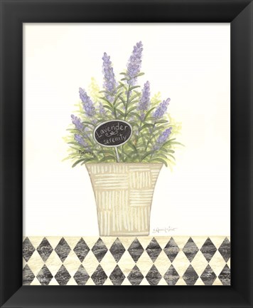 Framed Lavender Serenity Print