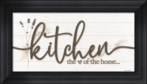 Framed Kitchen - the Heart of the Home Print