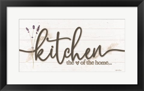 Framed Kitchen - the Heart of the Home Print