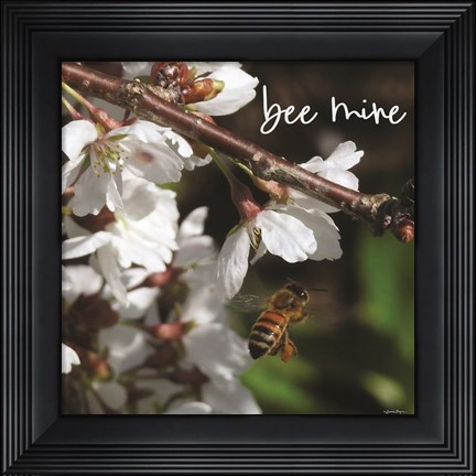 Framed Bee Mine Print