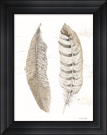 Framed Feather II Print