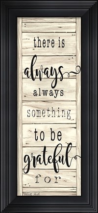 Framed Be Grateful Print