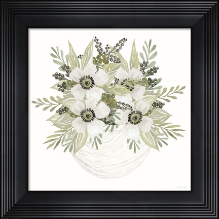 Framed Fun Floral I Print