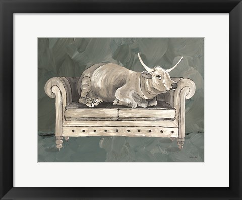 Framed Cowches I Print