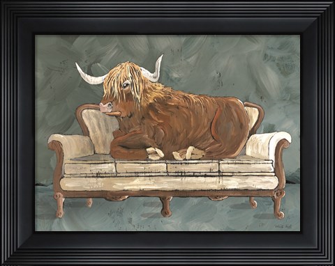 Framed Cowches III Print