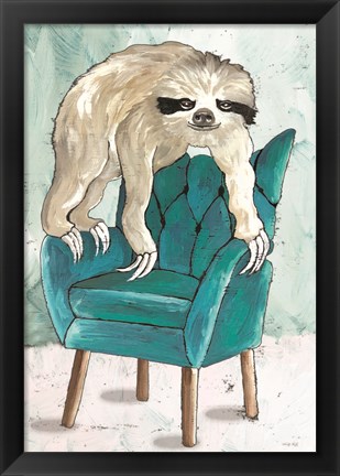 Framed Chill Sloth II Print