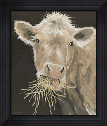 Framed Hangry Cow Print