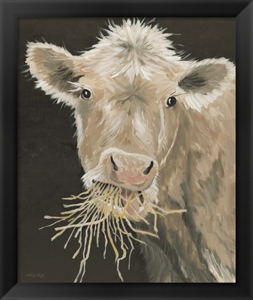 Framed Hangry Cow Print