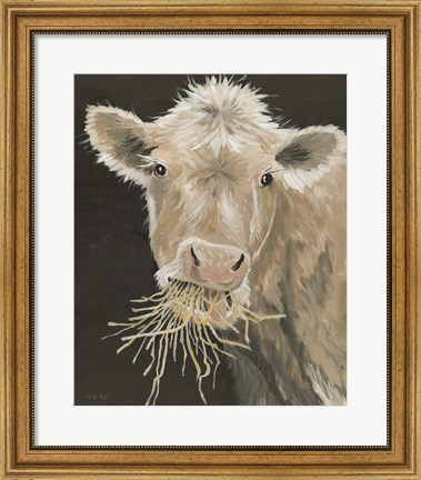 Framed Hangry Cow Print