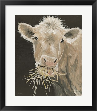 Framed Hangry Cow Print