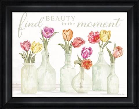 Framed Find Beauty in the Moment Print