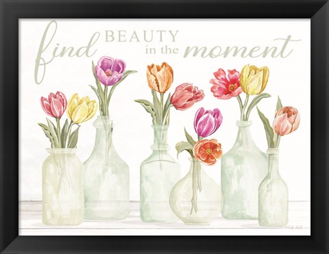 Framed Find Beauty in the Moment Print