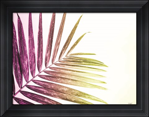 Framed Rainbow Leaf Print
