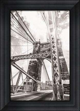 Framed Bridge View I Print