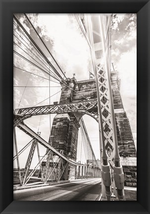 Framed Bridge View I Print