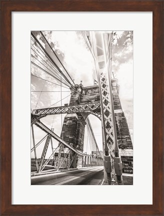 Framed Bridge View I Print