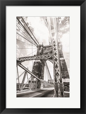 Framed Bridge View I Print