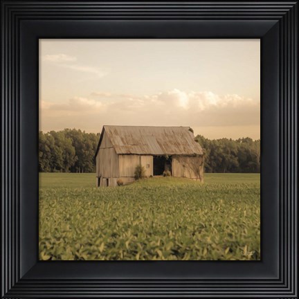 Framed Rural Barn Print