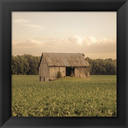 Framed Rural Barn Print