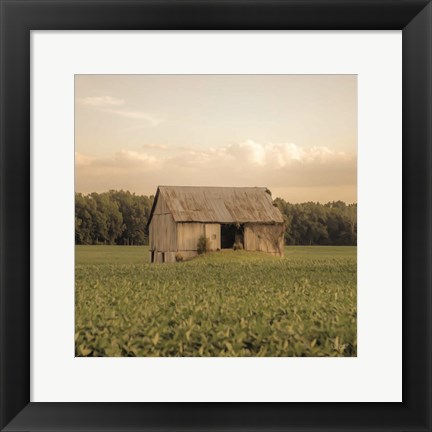 Framed Rural Barn Print