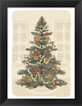 Framed Old Fashioned Christmas Print