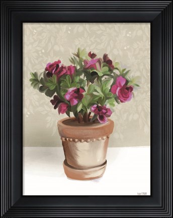 Framed House Begonia Plant Print