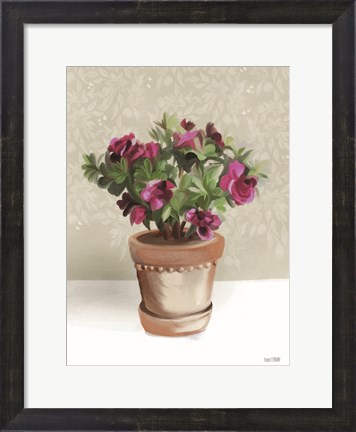 Framed House Begonia Plant Print