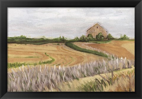 Framed Golden Hour on the Farm Print