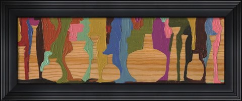 Framed Negative Space Vase Print