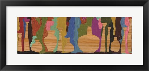 Framed Negative Space Vase Print