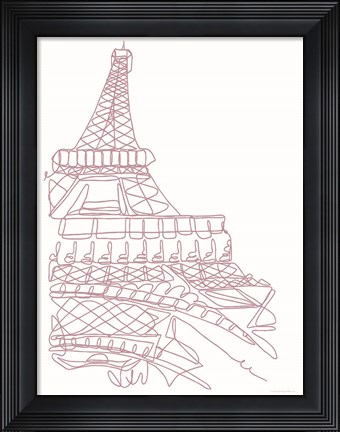 Framed Eiffel Tower Print