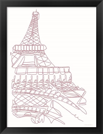 Framed Eiffel Tower Print