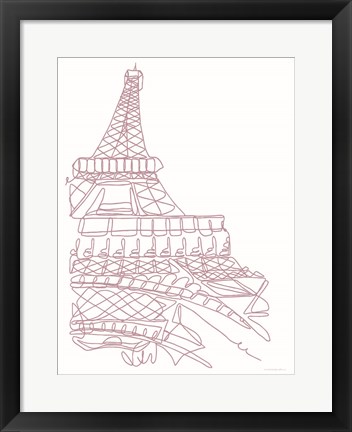 Framed Eiffel Tower Print