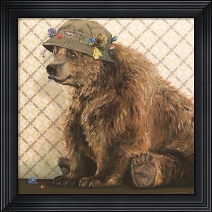 Framed Bone Fishing Print