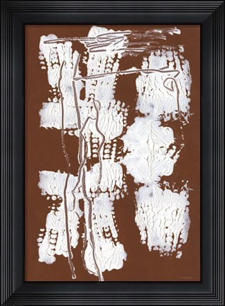 Framed Leaves, Berries and Twigs Print