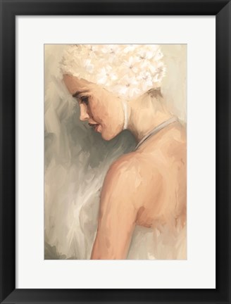 Framed Swim Cap Print