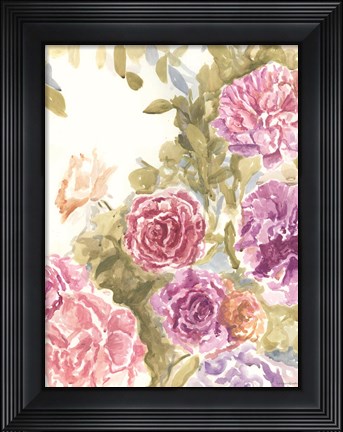 Framed Purple and Pink Hues Print