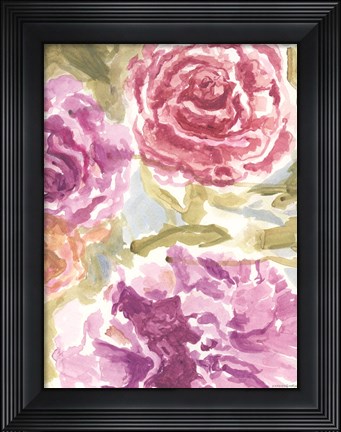 Framed Warm Violet 1 Print